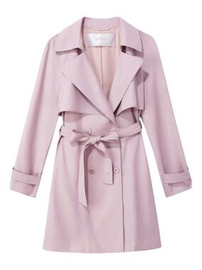 Worsted Woolen Mid-length Women Trench Coat (XS/NWOT)